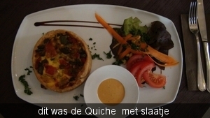 Quiche met slaatje