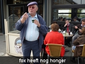 die heeft nog honger