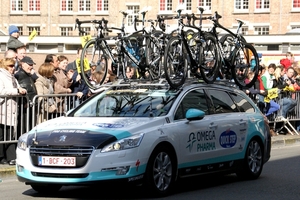 Ronde Van Vlaanderen-Doortocht aan Wielermuseum-Roeselare