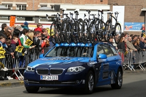 Ronde Van Vlaanderen-Doortocht aan Wielermuseum-Roeselare