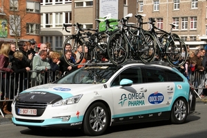 Ronde Van Vlaanderen-Doortocht aan Wielermuseum-Roeselare