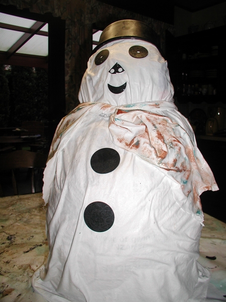 sneeuwman met powertex