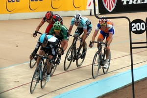 PARIJS-ROUBAIX-Aankomst Velodrome Roubaix