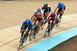 PARIJS-ROUBAIX-Aankomst Velodrome Roubaix