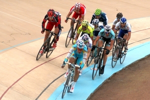 PARIJS-ROUBAIX-Aankomst Velodrome Roubaix