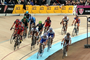 PARIJS-ROUBAIX-Aankomst Velodrome Roubaix