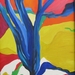 Blauwe plant