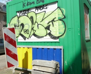 Container graffiti Oever