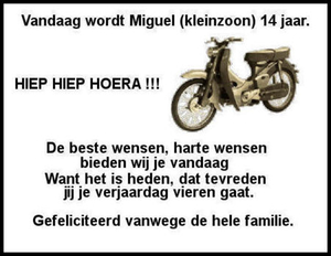 16 mei  miguel