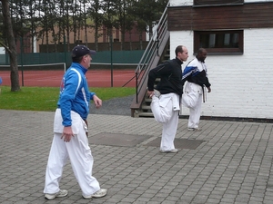 47 Ochtendtraining stretching 22-04-2012