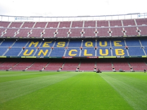Voetbalstadion Barcelona...!