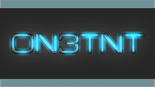 ON3TNT neon Teksteffect