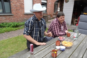 Nonkel Jef met tante Chris