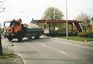 Spanten voor boerderij op Middenweg Veendam