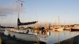 Wachten op  gunstig weer in Terschelling