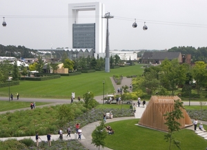 Floriade vanop Earthwalk