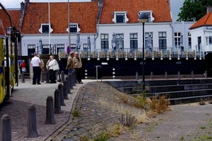 Terras op de waterkering