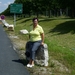 jeannine op rotsblok