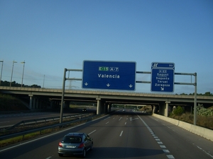 op weg naar Valencia