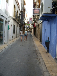 klein straatje in oud benidorm
