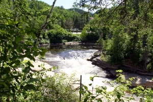Val-Jalbert  - canyon Ouiatchouanrivier