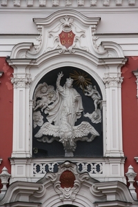 Poznan, Detail St Stanislaus(Fara)kerk