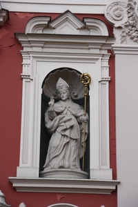 Poznan, Detail St Stanislaus(Fara)kerk