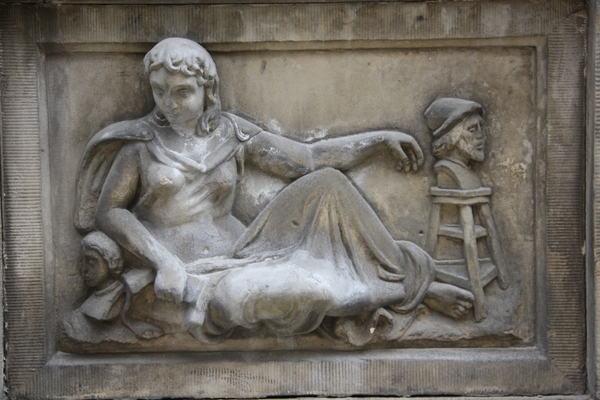 Gdansk, mooie gevelversiering