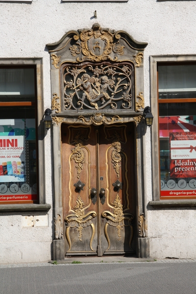 Gdansk, toegangspoort tot winkelpand