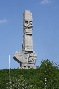 Gdansk, monument ter gedachtenis aan de slag op Westerplatte