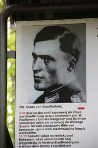 Wofsschanze, Claus von Stauffenberg mislukte in moodpoging op Hit