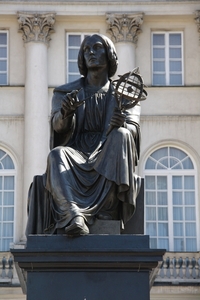 Warschau, standbeeld Copernicus