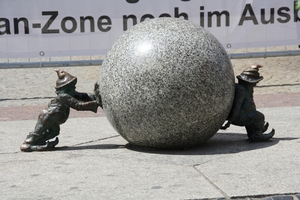 Wroclaw, kaboutertjes, symbool van de stad