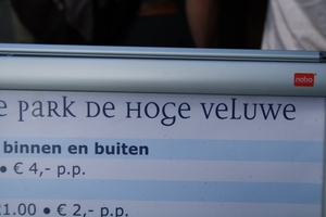 Ingang park De Hoge Veluwe !
