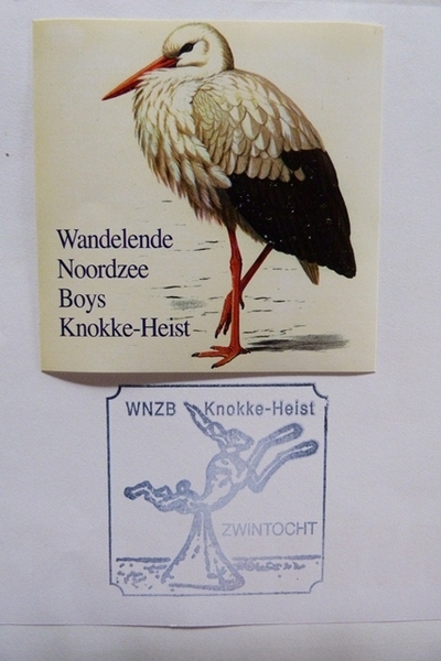 195-Sicker en stempel-Wandelende Noordzee Boys