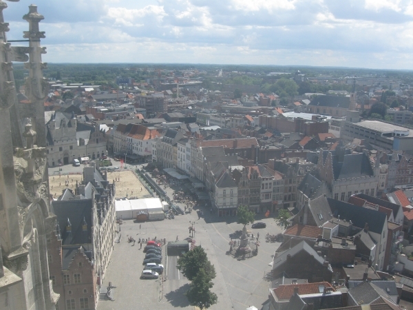 Luchtfoto van Mechelen
