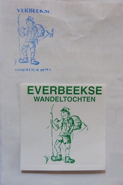 86-Sticker en stempel-Everbeekse wandelclub