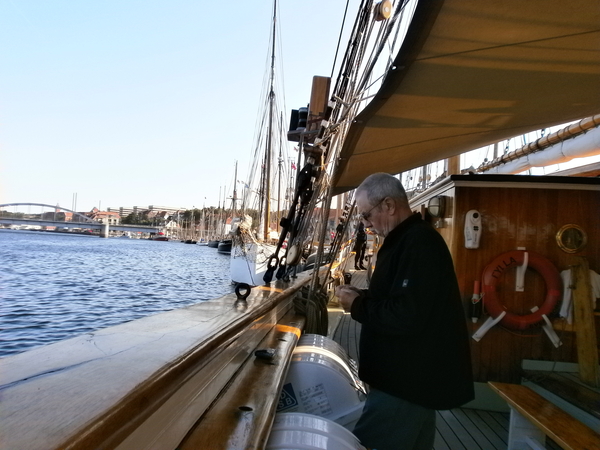 Sonderborg in de vroege ochtend .