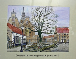 Oedelem kerk anno 1908