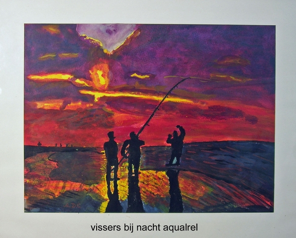 vissers bij nacht