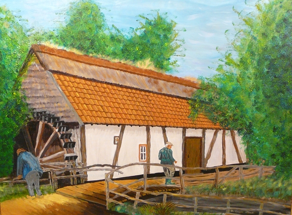 watermolen in bokrijk