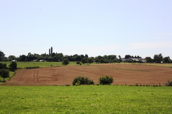 zicht over het glooiende landschap