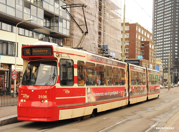 HTM 3106 lijn 12 'HOMMERSON CASINO' DEN HAAG HS 20160525 11u02 (1