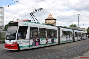 VAG 1116 lijn 6 'WBG' NÜRNBERG 20170617 (2)