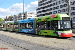 VAG 1207 lijn 6 'TIERGARTEN' NÜRNBERG 20170617 (2)