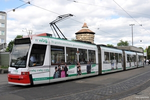 VAG 1116 lijn 6 'WBG' NÜRNBERG 20170617 (2)