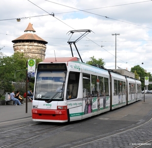 VAG 1116 lijn 6 'WBG' NÜRNBERG 20170617 (3)