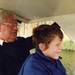 opa met robby op het bootje de SKIP