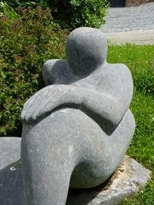 Zonnen langs de kant van de weg