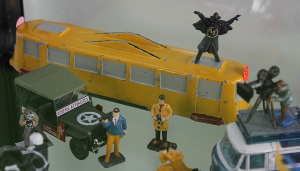 miniatuur schaalmodel strip gele teken